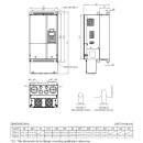 Falownik wektorowy 45kW 3-fazowy 460VAC Delta Electronics VFD450CP43S-21